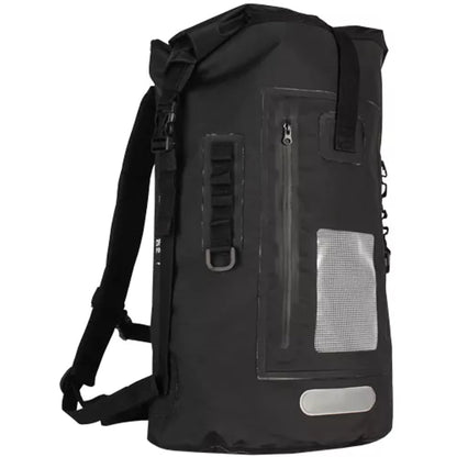 40 Liter Deluxe Waterproof Backpack - Black - Singing Wind Market