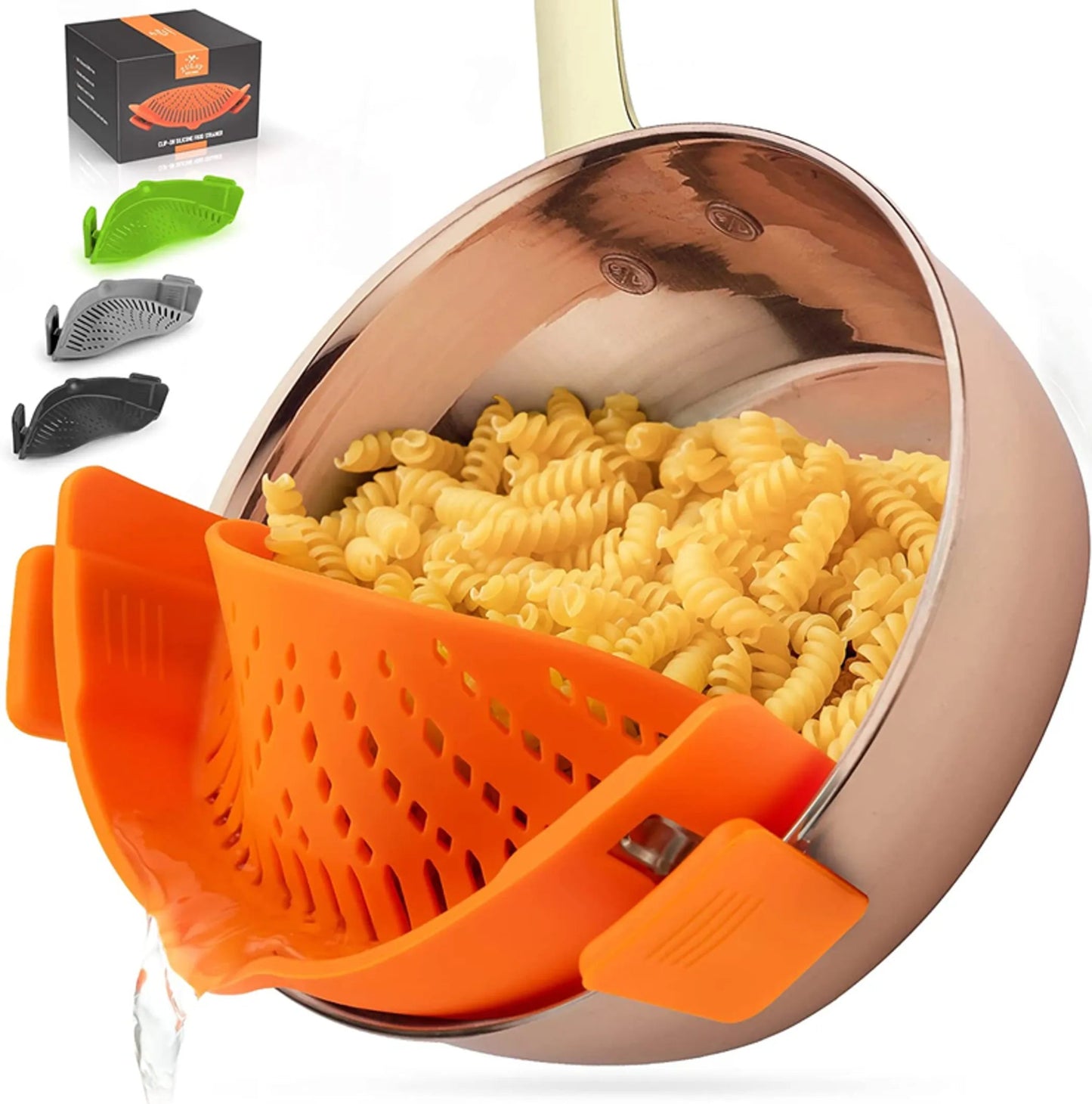 Adjustable Silicone Pot Strainer - Singing Wind Market