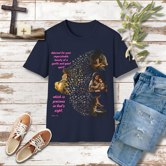 Adorned Unisex Christian T-shirt - Singing Wind Market