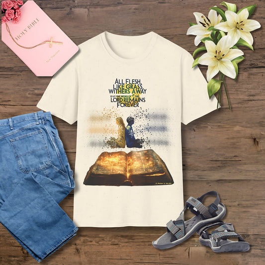 All flesh like grass Unisex Christian T-shirt - Singing Wind Market