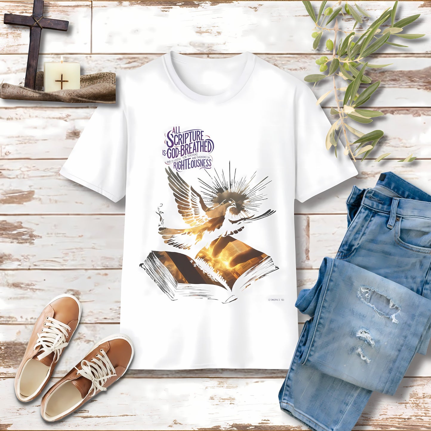 All is scripture is God - breathed Unisex Christian T-shirt - Singing Wind Market