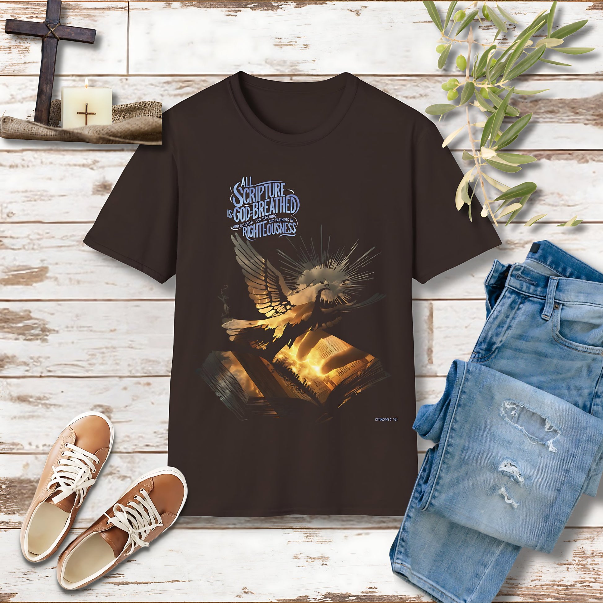 All is scripture is God - breathed Unisex Christian T-shirt - Singing Wind Market