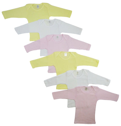 Bambini Girls Pastel Long Sleeve Lap T-shirts Variety Pack - Singing Wind Market