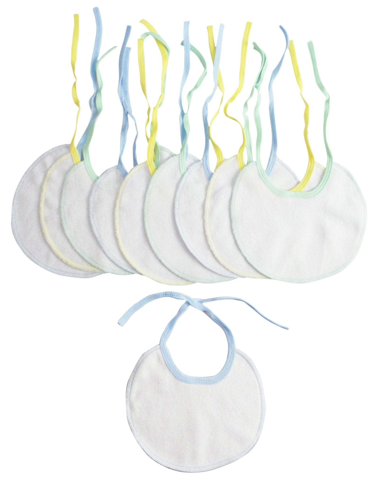 Bambini Infant Nine Piece Bib Set (Pack of 9) - Singing Wind Market