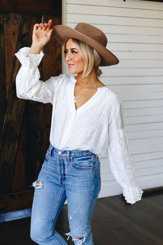 Beloved Button Down Top - Singing Wind Market