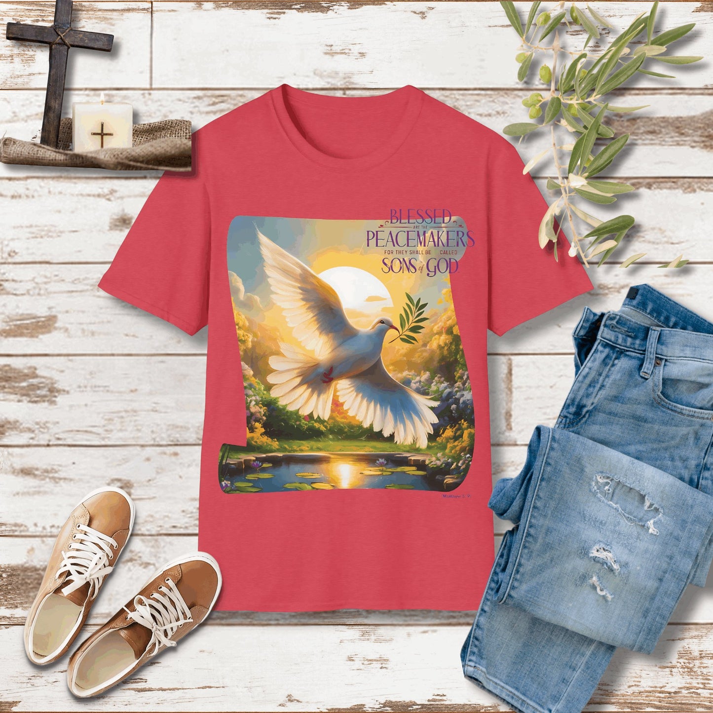 Blessed are the peacemakers Unisex Christian T-shirt - Singing Wind Market