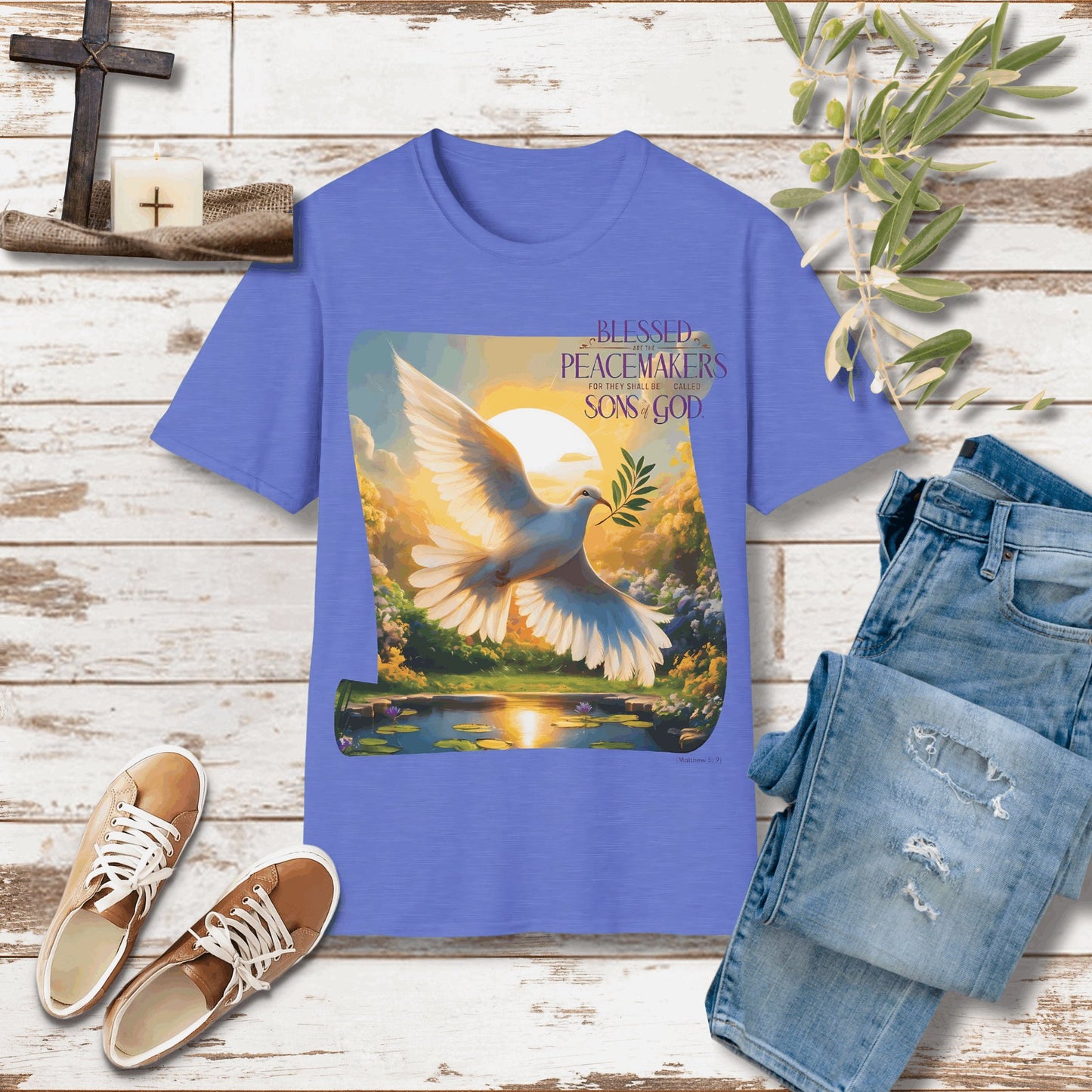 Blessed are the peacemakers Unisex Christian T-shirt - Singing Wind Market