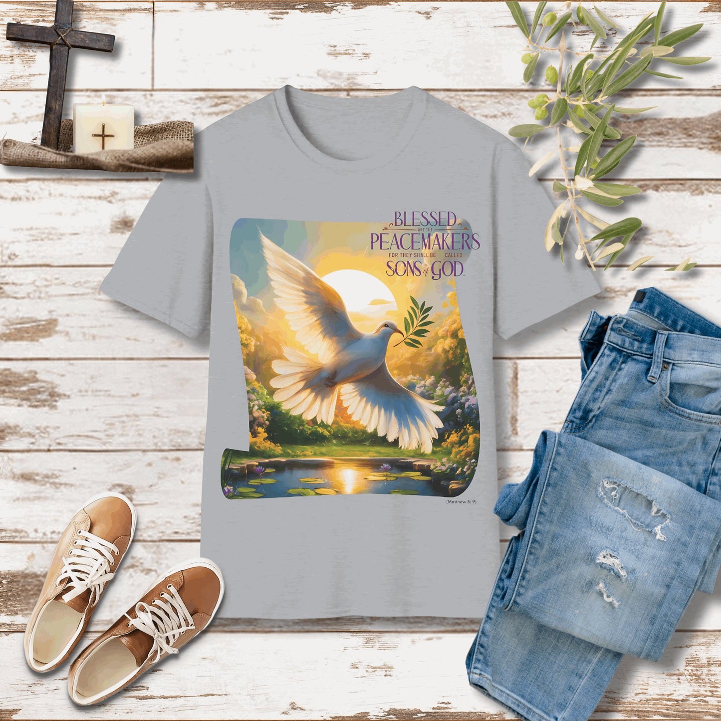 Blessed are the peacemakers Unisex Christian T-shirt - Singing Wind Market