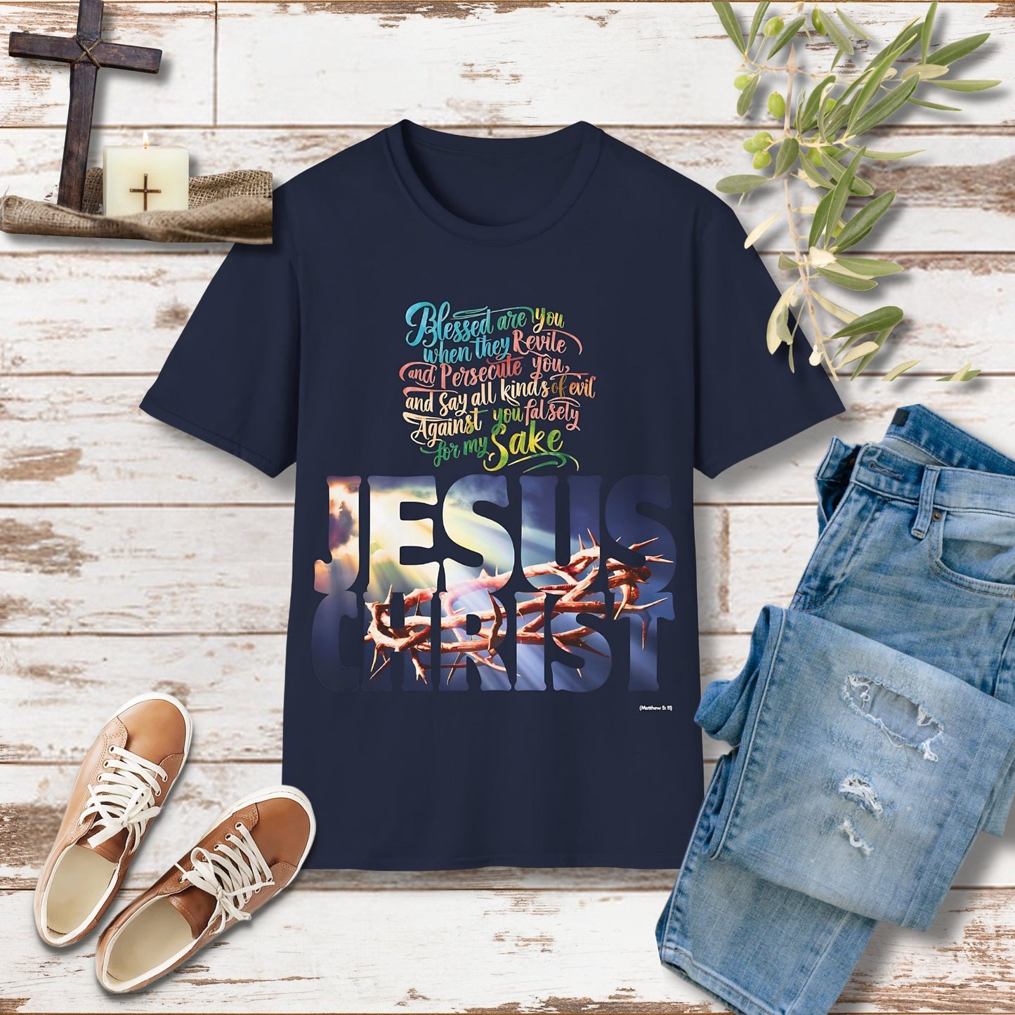 Blessed are you when they revile Unisex Christian T-shirt - Singing Wind Market