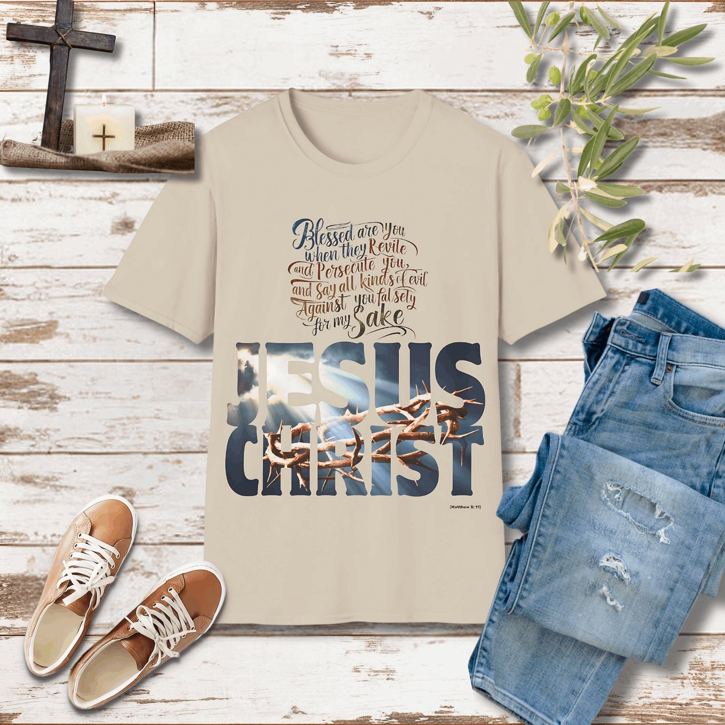 Blessed are you when they revile Unisex Christian T-shirt - Singing Wind Market