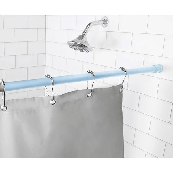 Blue Adjustable Tension Curtain Rod 41 - 76 in. - Singing Wind Market