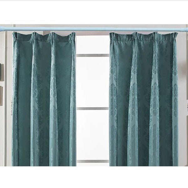 Blue Adjustable Tension Curtain Rod 41 - 76 in. - Singing Wind Market