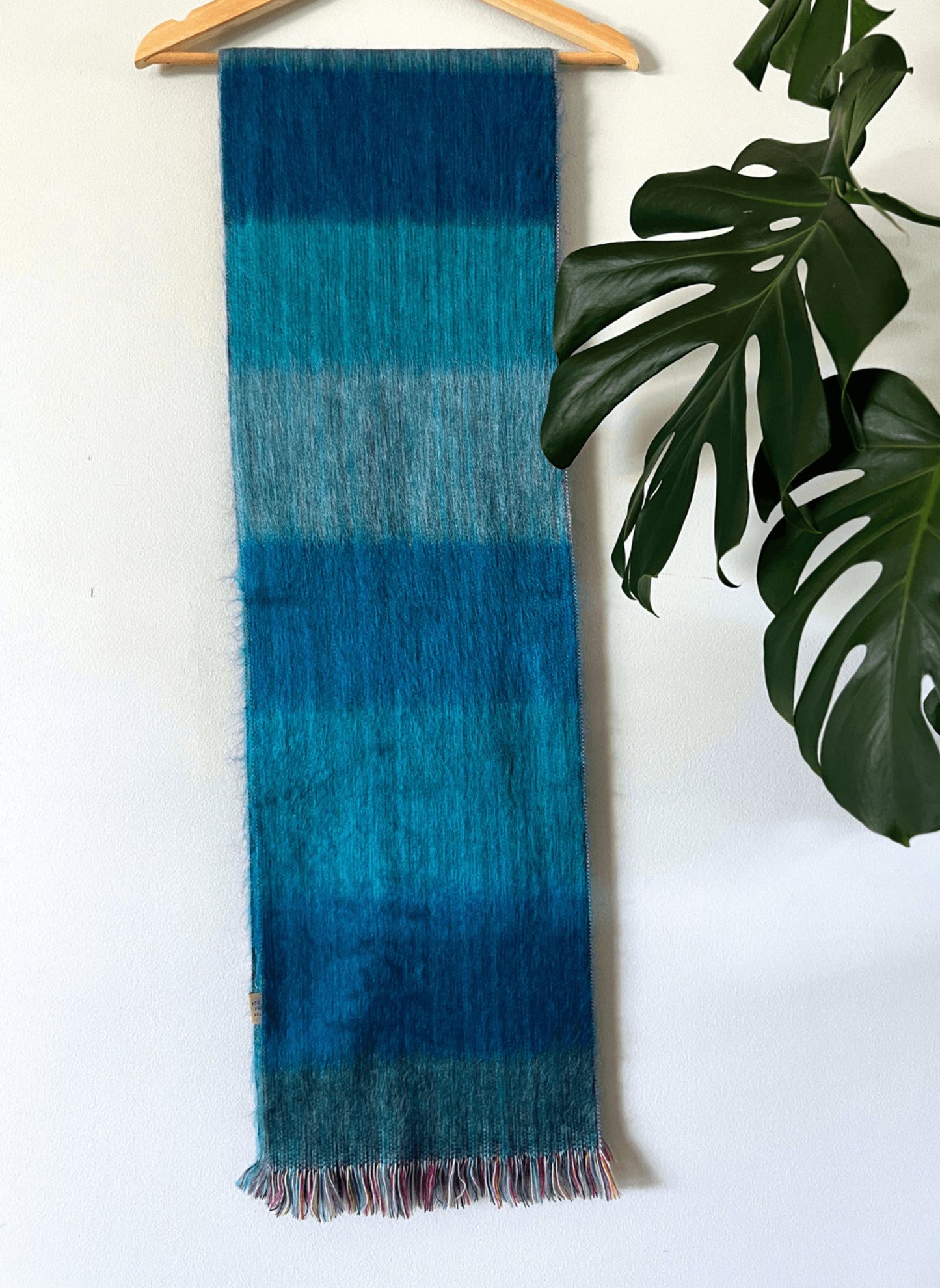 Blue Ombre Alpaca Scarf - Singing Wind Market