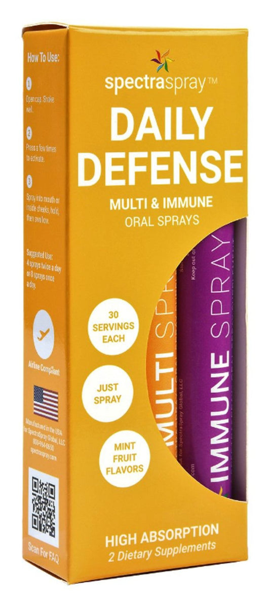 Daily Defense Oral Spray Vitamin Kit by SpectraSpray - Multi + Immune - Singing Wind Market