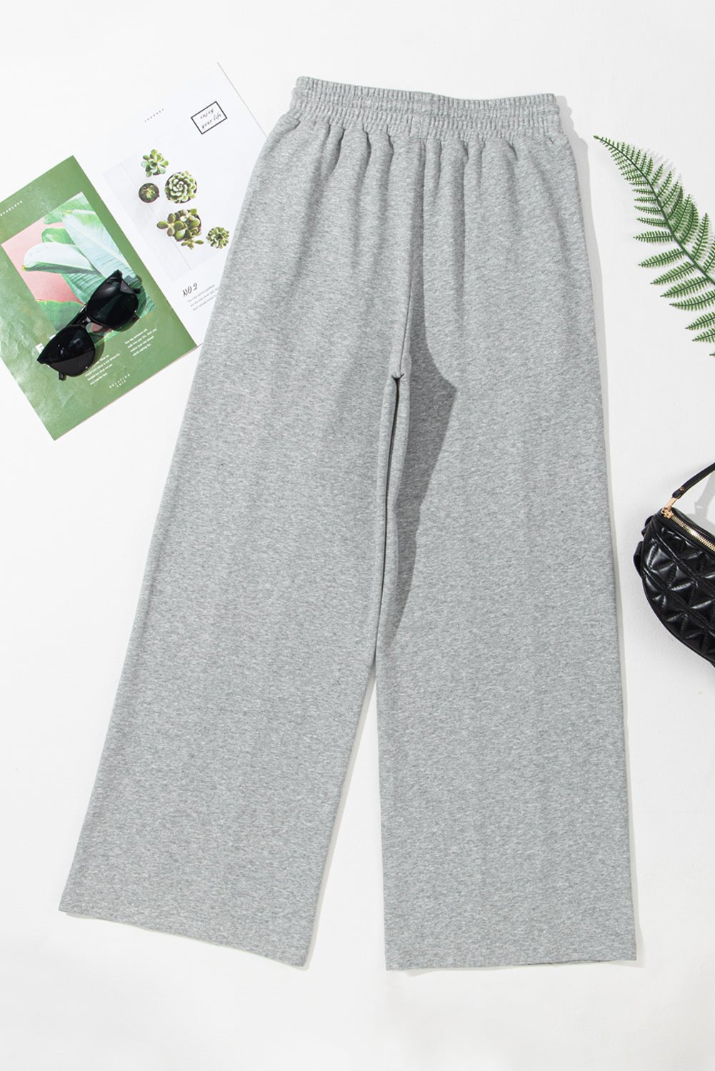 Drawstring Wide Leg Active Pants - Singing Wind Market