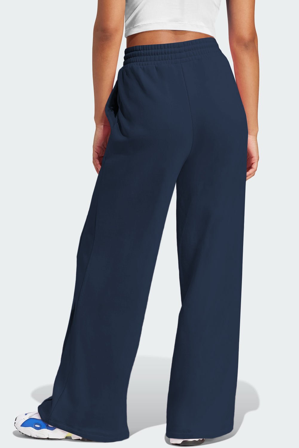 Drawstring Wide Leg Active Pants - Singing Wind Market