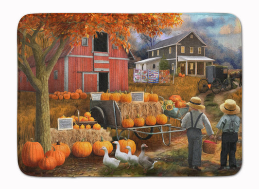 Fall Amish Pumpkin Stand Mat - Singing Wind Market