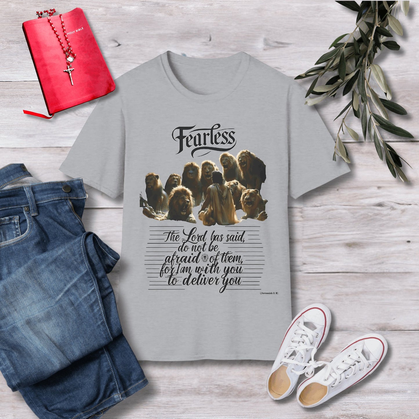 Fearless, the Lord has said Unisex Christian T-shirt - Singing Wind Market