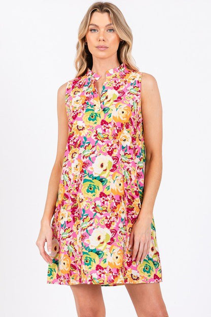 Floral Mini Dress - Singing Wind Market