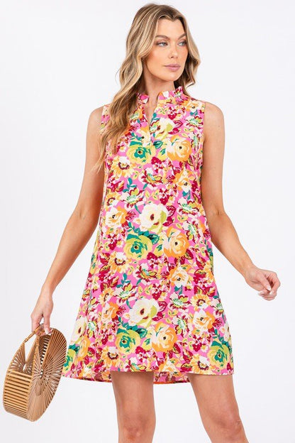 Floral Mini Dress - Singing Wind Market