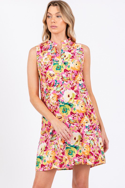 Floral Mini Dress - Singing Wind Market