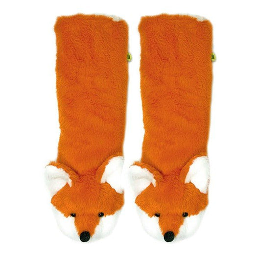 Fox Sakes - Women's Fluffy House Slipper Socks - Singing Wind Market