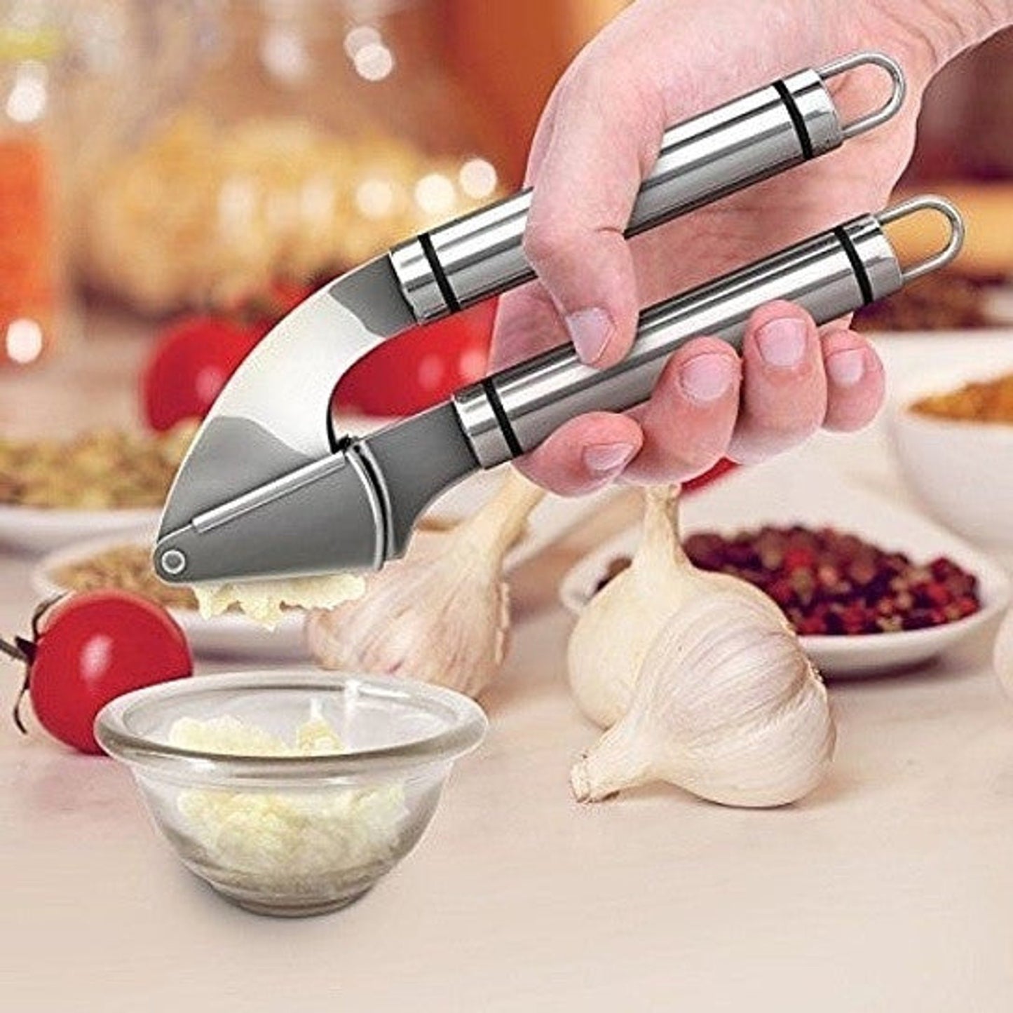 Garlic Press PRO For Good Health - Singing Wind Market