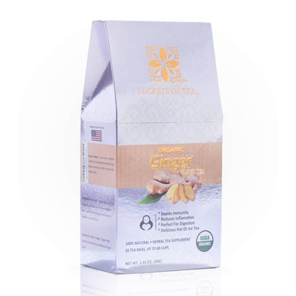 Ginger Black Tea - Immunity BoosterTea - USDA Organic - Singing Wind Market