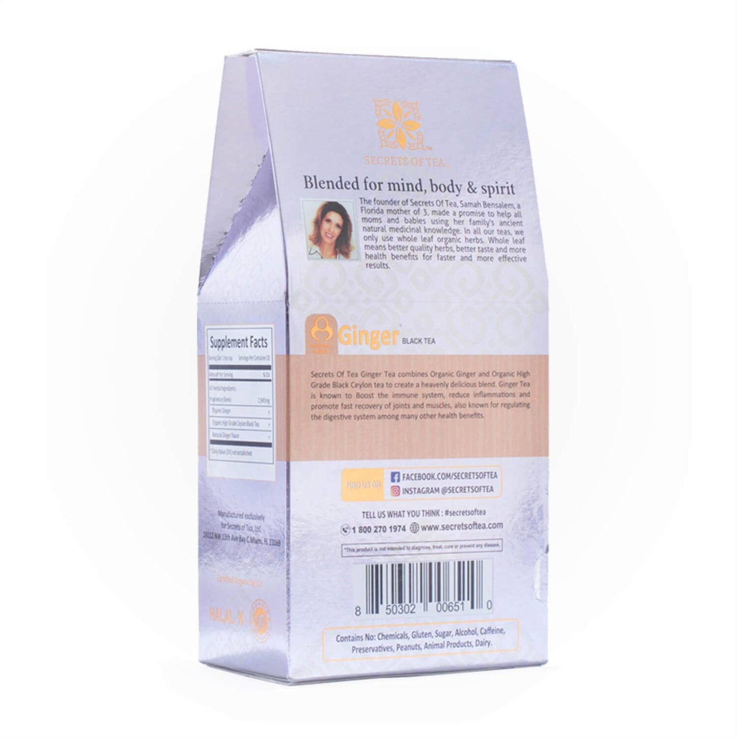 Ginger Black Tea - Immunity BoosterTea - USDA Organic - Singing Wind Market