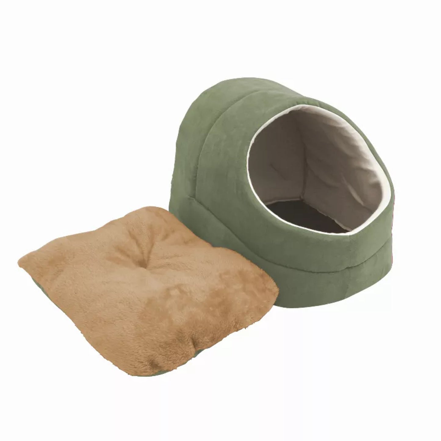 GOOPAWS Cat Cave for Cat and Warming Burrow Cat Bed, Pet Hideway Sleeping Cuddle Cave - Singing Wind Market