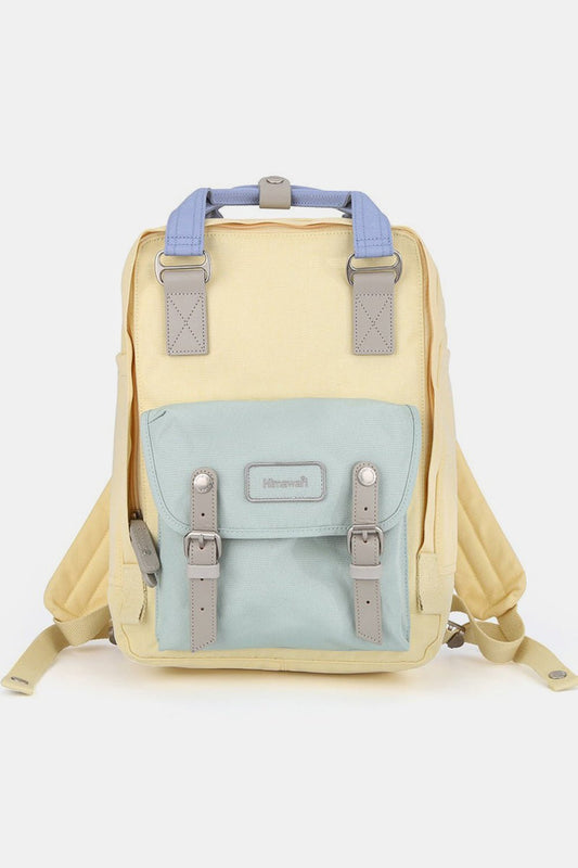 Himawari Contrast Water and Scratch - Resistant Nylon Backpack Bag - Singing Wind Market