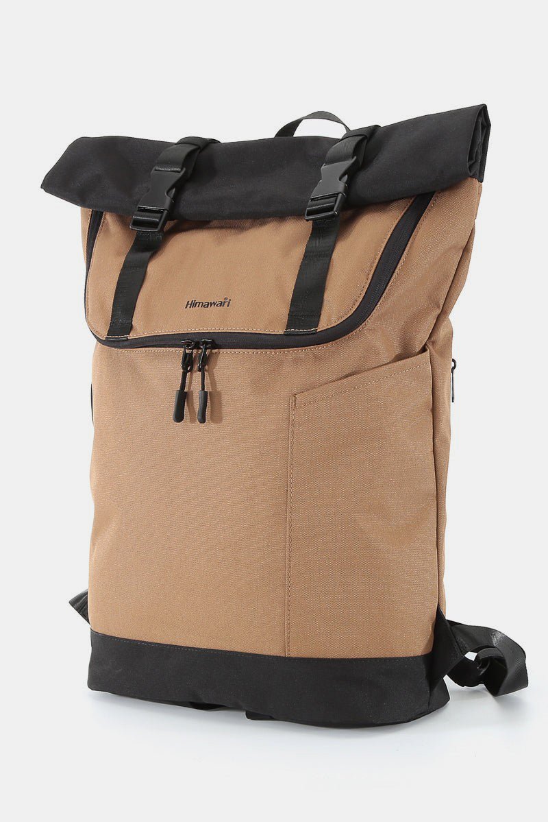 Himawari Contrast Waterproof Canvas Backpack Bag - Singing Wind Market