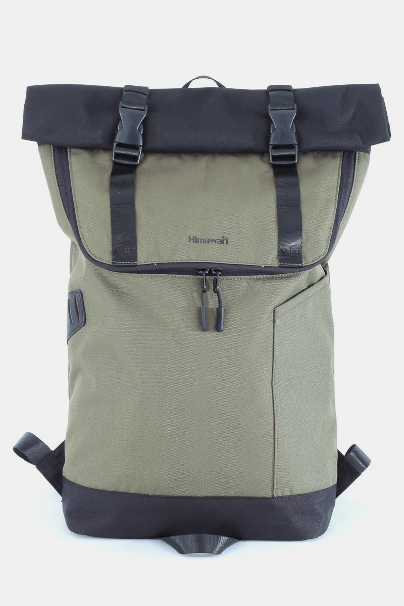 Himawari Contrast Waterproof Canvas Backpack Bag - Singing Wind Market