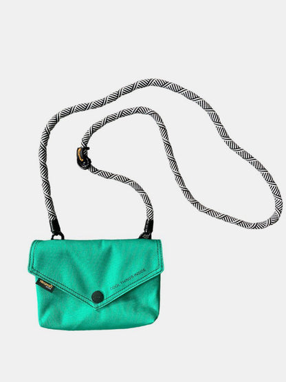 Himawari Solid Color Envelope Shape Crossbody Bag with Removable Strap - Singing Wind Market