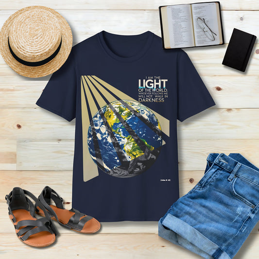 I am the light Unisex Christian T-shirt - Singing Wind Market