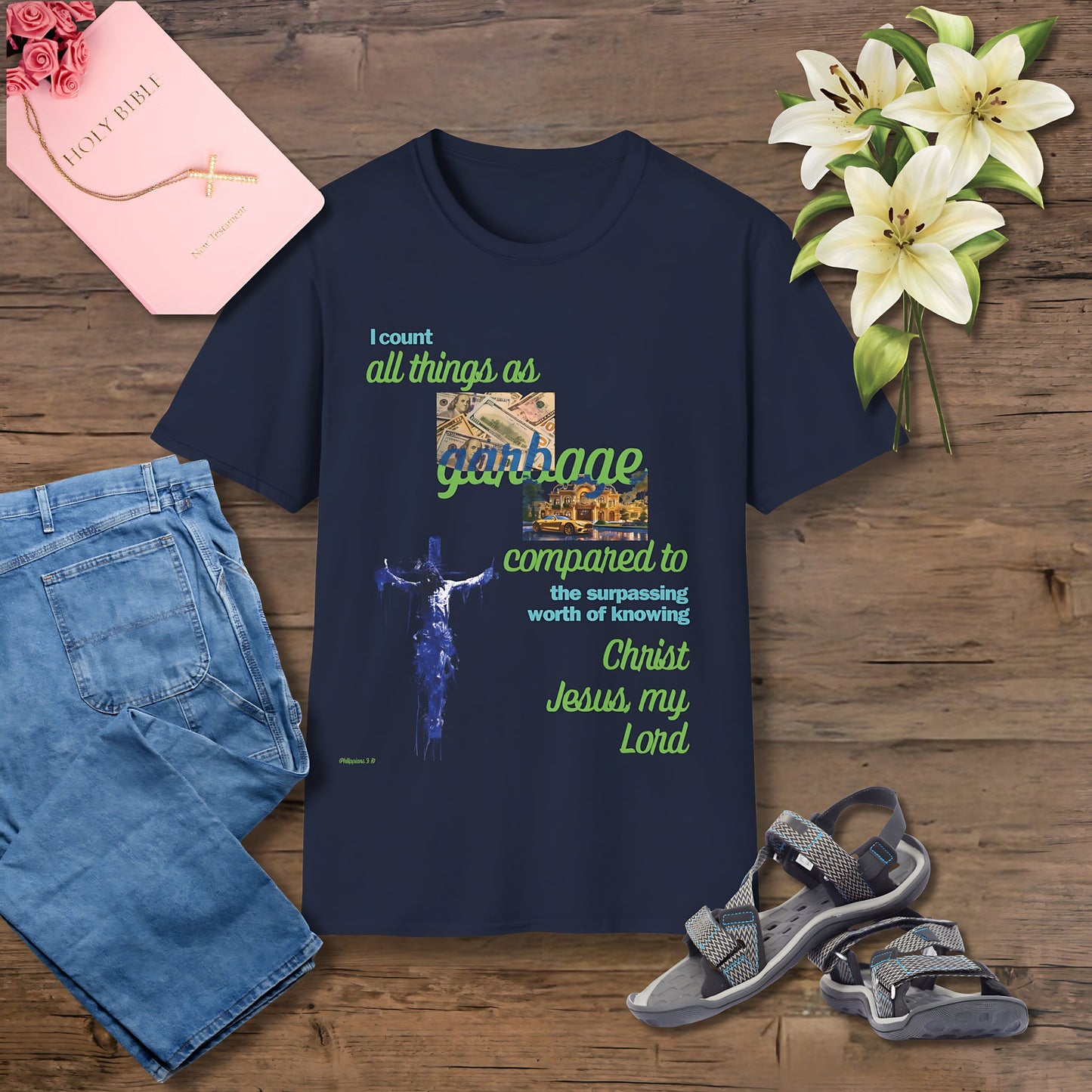 I count all things Unisex Christian T-shirt - Singing Wind Market