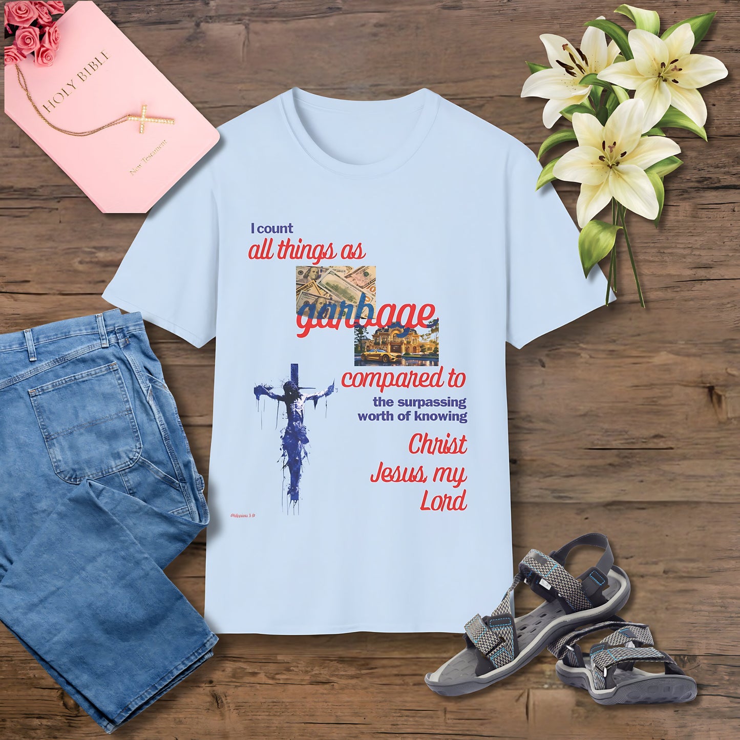 I count all things Unisex Christian T-shirt - Singing Wind Market