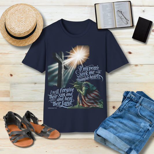 If my people seek me Unisex Christian T-shirt - Singing Wind Market