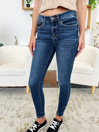 Judy Blue Full Size Classic Handsand Skinny Jeans - Singing Wind Market