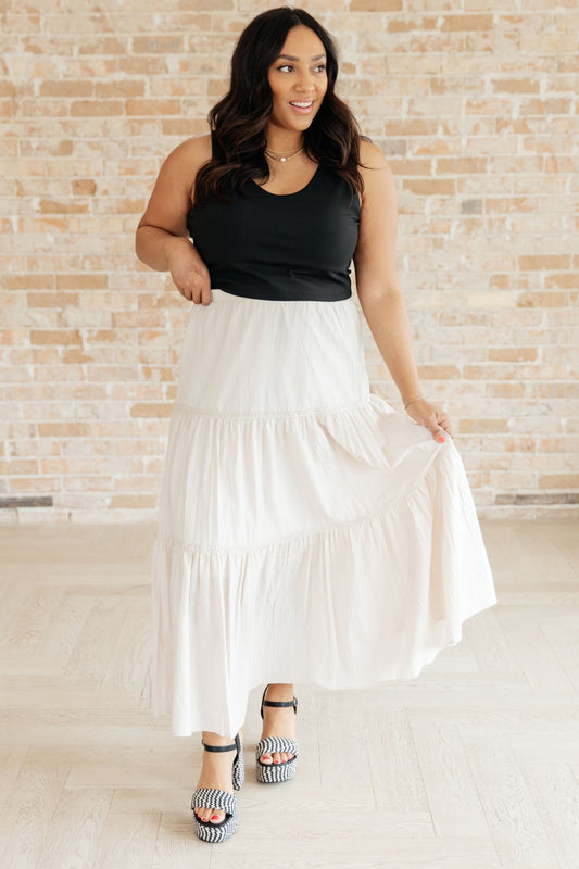 Let It Begin Tiered Maxi Skirt - Singing Wind Market