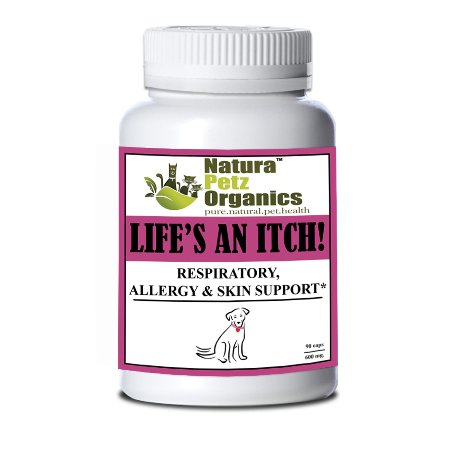 Life'S An Itch Capsules - Respiratory, Allergy & Skin Support* Capsules For Dogs & Cats* - Singing Wind Market