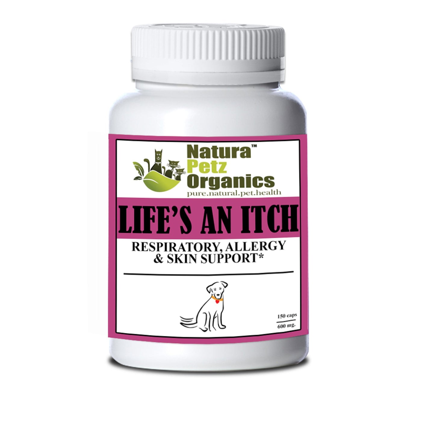 Life'S An Itch Capsules - Respiratory, Allergy & Skin Support* Capsules For Dogs & Cats* - Singing Wind Market