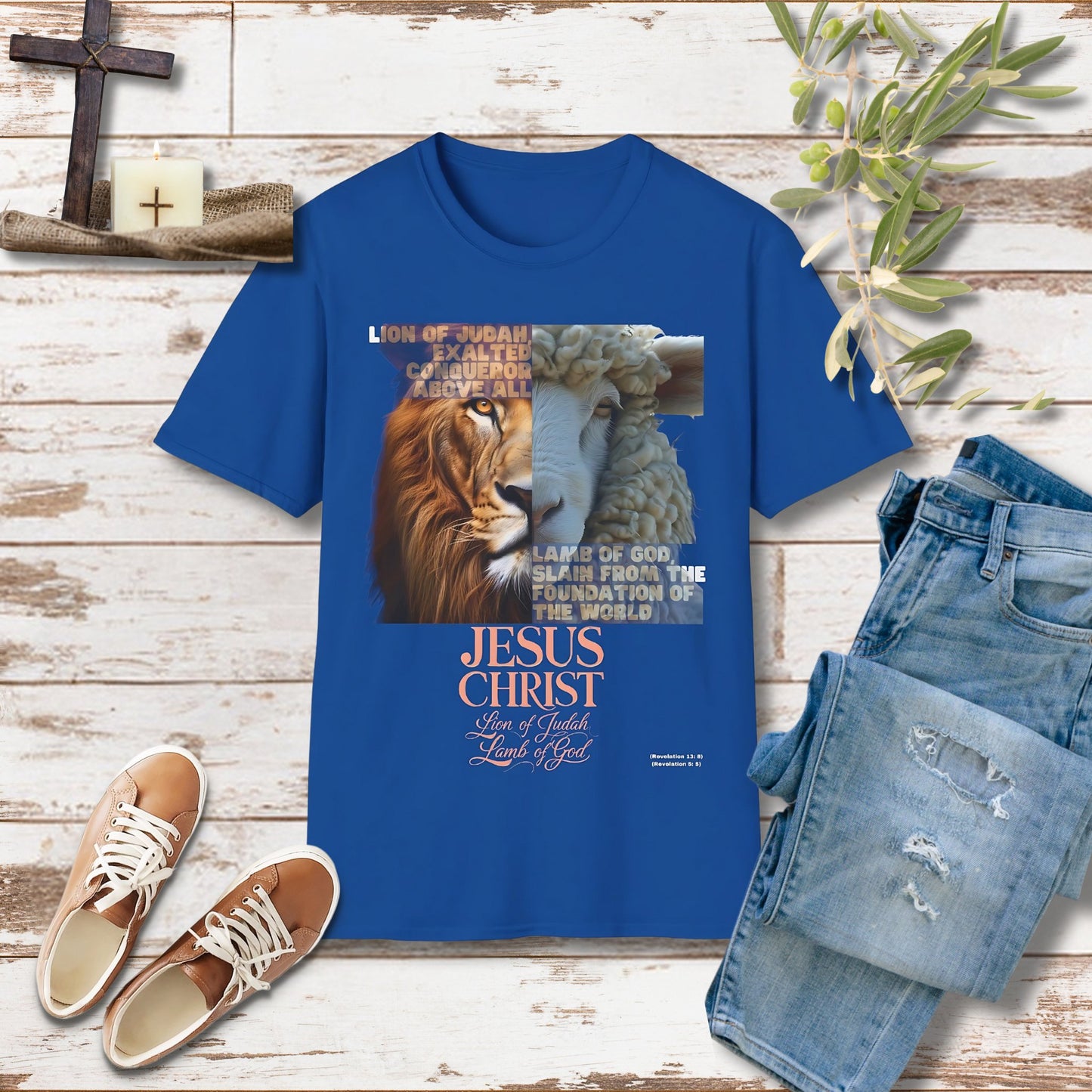 Lion of Judah Unisex Christian T-shirt - Singing Wind Market