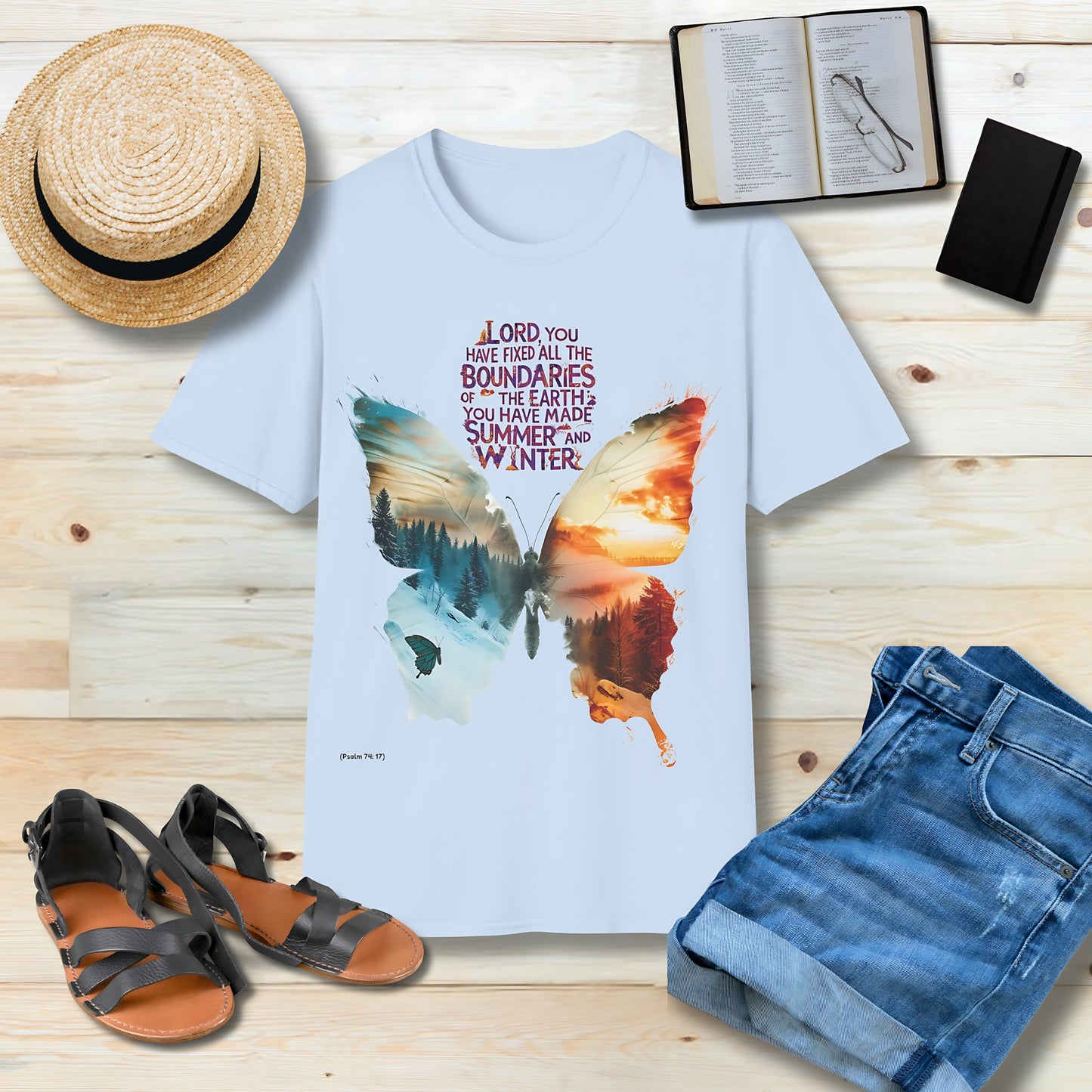 LORD, you have fixed all the boundaries Unisex Christian T-shirt - Singing Wind Market