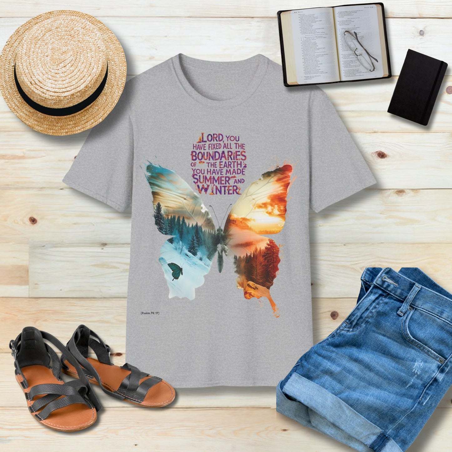 LORD, you have fixed all the boundaries Unisex Christian T-shirt - Singing Wind Market