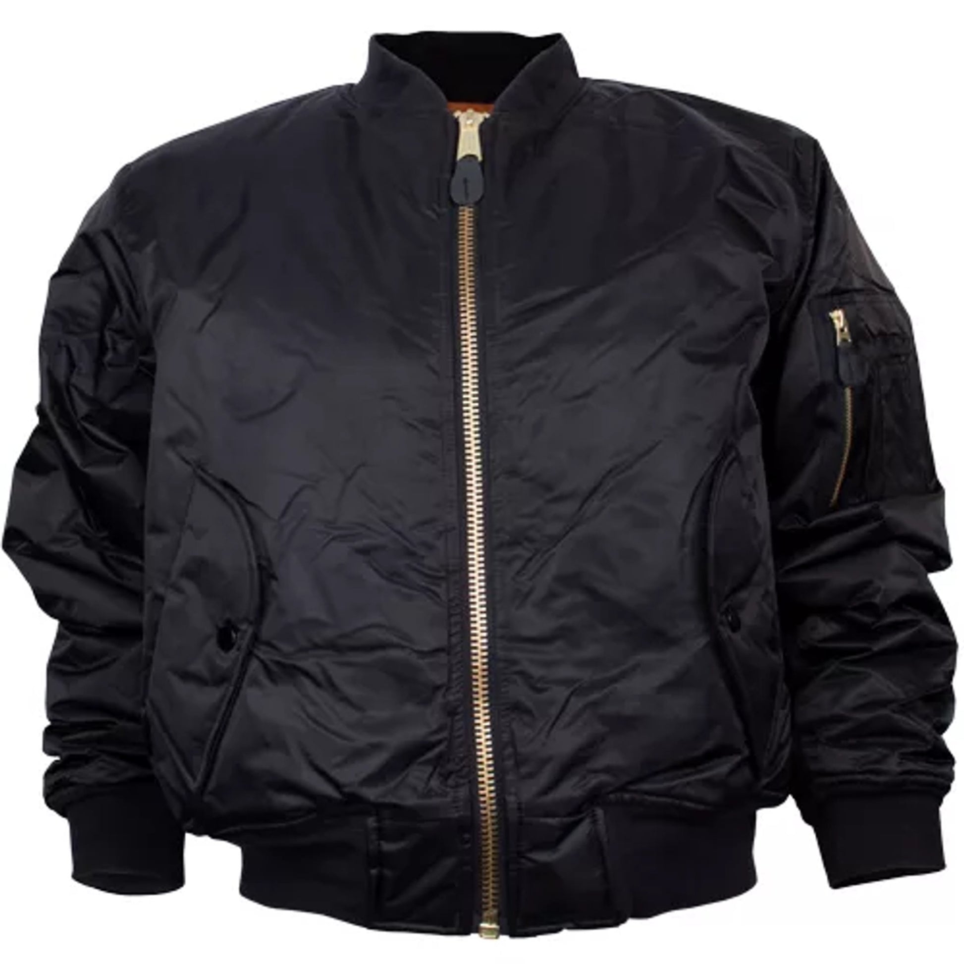 MA - 1 Flight Jacket - Black - Small - Singing Wind Market