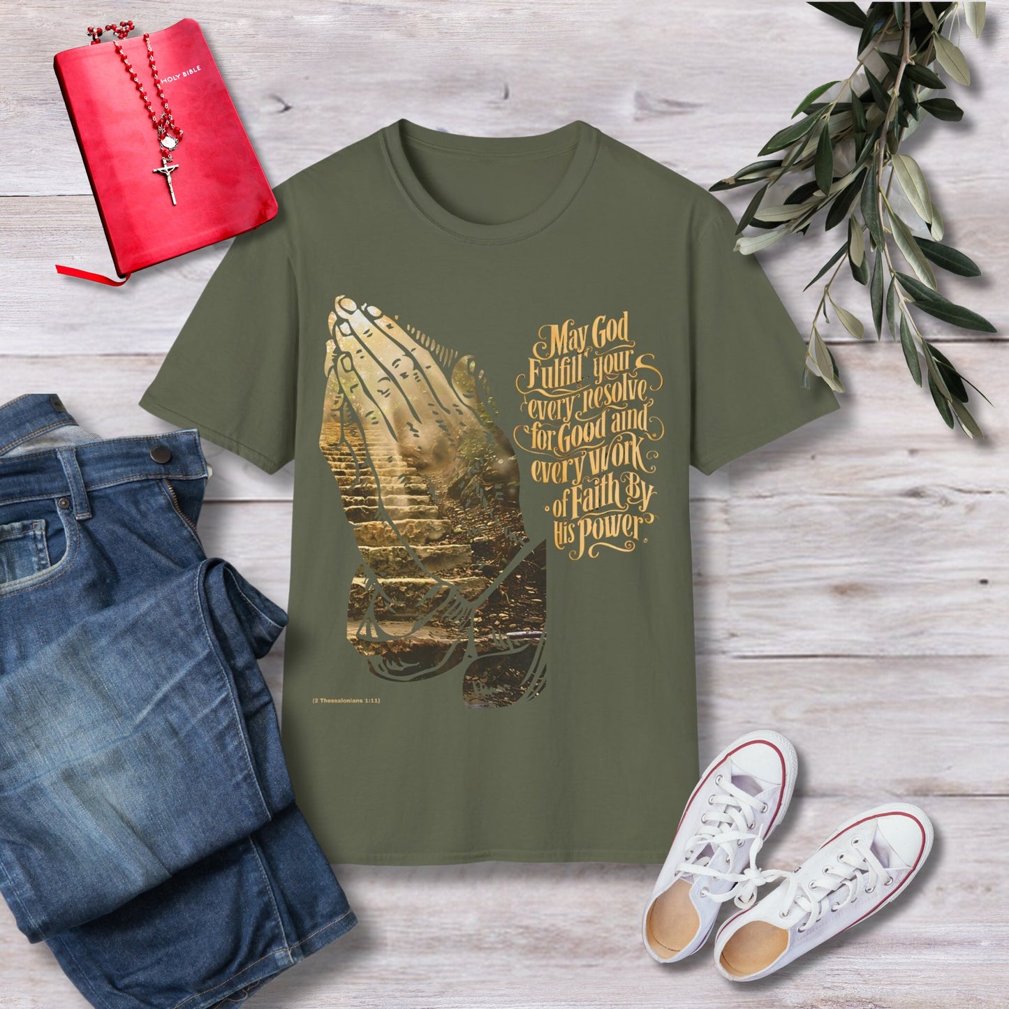 May God fulfill your every resolve Unisex Christian T-shirt - Singing Wind Market