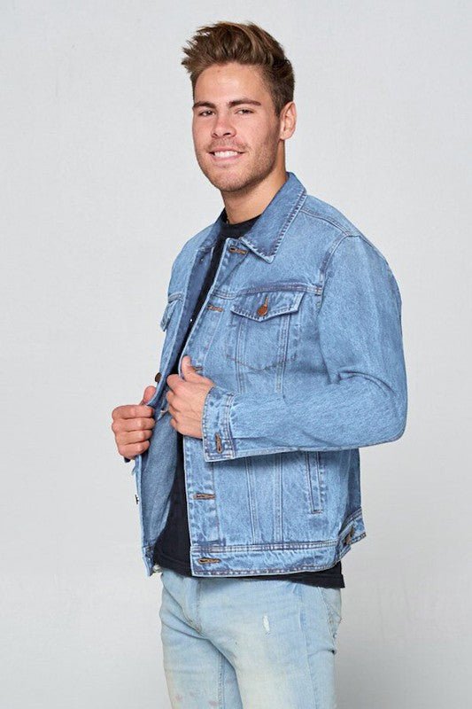 Men's Denim Jacket - Singing Wind Market