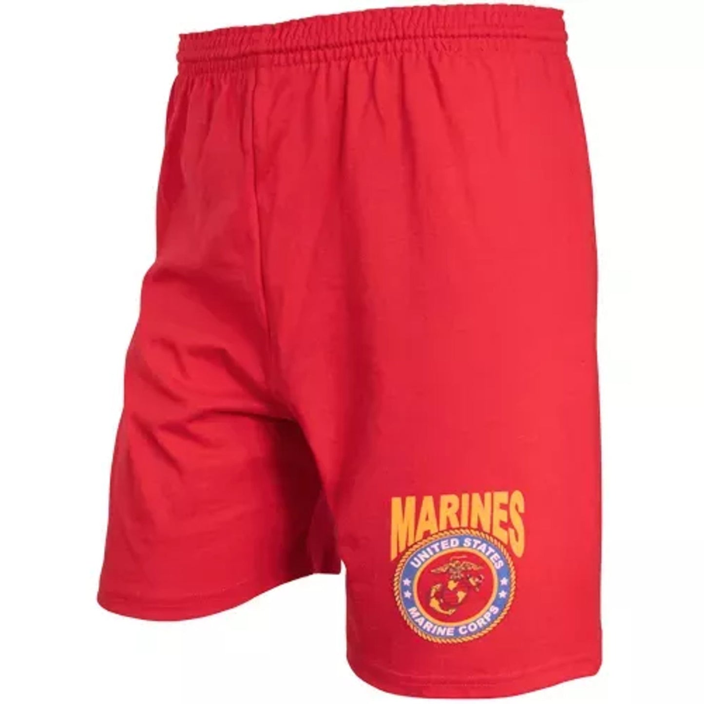 Men's Red Running Short - Marines Small - Singing Wind Market