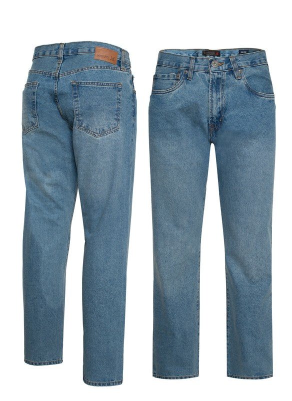 Men's Straight Leg Denim Jeans - Singing Wind Market